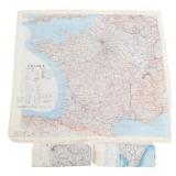 1950s US 3rd & 4th EDITIONS EUROPEAN MAPS