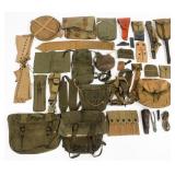 WWII US ARMY E-TOOLS & FIELD GEAR