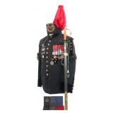 COLD WAR POLISH MINER'S NAMED DRESS TUNIC GROUPING