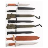 20th C. EUROPEAN BAYONETS & SWITCHBLADE