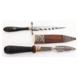 19th C. US MASONIC & SPANISH TOLEDO DAGGERS