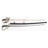 IMPERIAL GERMAN M1889 CAVALRY & INFANTRY SWORDS