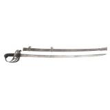 BRITISH P1827 OFFICER SWORD WITH SCABBARD
