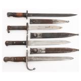 20th C. SWEDISH, TURKISH & BRITISH BAYONETS
