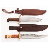 BOWIE KNIVES WITH SHEATHS