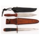 WWII THEATER MADE FIGHTING KNIVES