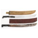 WWII US COLLINS & CO 22 INCH MACHETES