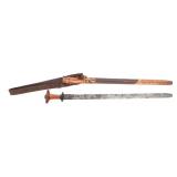 ETHIOPIAN SAIF SWORD WITH SCABBARD