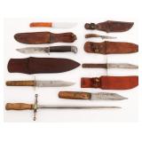 HUNTING, FIGHTING & TRENCH KNIVES