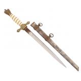 WWII GERMAN 2nd MODEL KRIEGSMARINE OFFICER DAGGER