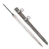 WWII GERMAN HEER M35 DAGGER BLADE & SCABBARD