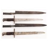 SPAN-AM WAR US ARMY MODEL 1892 KRAG BAYONETS