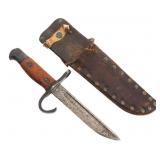 WWII JAPANESE TYPE 30 CUT DOWN KNIFE BAYONET