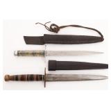 WWII US & CANADIAN THEATER MADE FIGHTING KNIVES