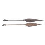 SOUTHEAST ASIAN WOODEN CANOE PADDLES