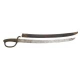 FRENCH M1804 NAVAL BRIQUET CUTLASS WITH SHEATH