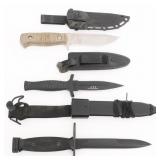US M7 BAYONET, BUCK MESA & SMITH & WESSON KNIVES