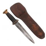 WWII USS WADSWORTH THEATER MADE FIGHTING KNIFE