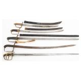 20th C. EUROPEAN TOURIST SWORDS