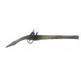 BALKAN .68 CALIBER MIQUELET LOCK RAT TAIL PISTOL