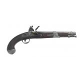 1822 US SIMEON NORTH 1819 .54 CAL FLINTLOCK PISTOL