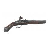 ENGRAVED .50 CAL FLINTLOCK PISTOL
