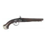DOUBLE BARREL .54 CALIBER FLINTLOCK PISTOL