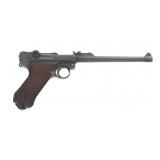 WWI GERMAN 1917 DWM P08 ARTILLERY LUGER PISTOL