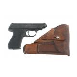 WWII GERMAN SAUER & SOHN 38H 7.65mm CALIBER PISTOL