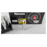 50 Rnds Monarch 9mm 115gr FMJ Ammunition