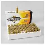 50 Rnds Armscor 9mm 124gr FMJ Ammunition