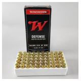 50 Rnds Winchester Defense 9mm 147gr HP Ammo
