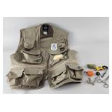 Columbia Lg. Fly Fishing Vest with Attachments
