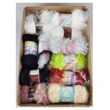 12 Chenille & Sparkle Yarn Fly Tying Material  New
