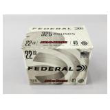New 325 Federal 22lr 40gr Auto Match Ammunition