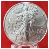 2021 Unc 1oz American Silver Eagle Type 1