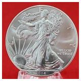 2014 Unc. 1oz. American Silver Eagle