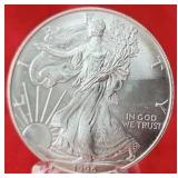 1996 American Silver Eagle Key Date 1oz Unc