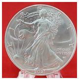 2021 1oz. American Silver Eagle Type 2