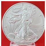 2021 BU American Silver Eagle Type 1