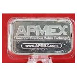 APMEX 5 Troy Oz 999 Fine Silver Bar Sealed