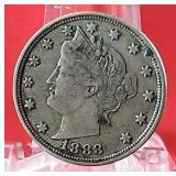 1883 Liberty Nickel Type 1 No Cents