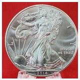 2014 Unc. 1oz. American Silver Eagle