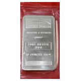 NTR 10 Troy Oz 999 Fine Silver Bar Sealed