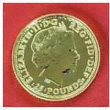 2013 British 1/4 Oz 9999 Gold Britannia BU