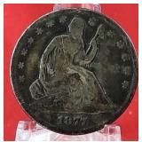 1877 Seated Liberty Half Dollar