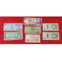8 World Paper Currency Notes 1954-2002