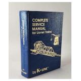 K-Line Lionel Complete Service Manual 1987