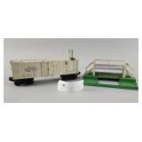 Lionel Automatic Milk Car No. 3472 with Platform