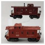 Lionel SP Red & Maroon Cabooses No. 6357